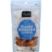 ESSENTIAL EVERYDAY Cashews, Honey, Roasted, 9 Ounce