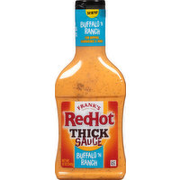 Franks RedHot Thick Sauce, Buffalo 'N Ranch, 12 Ounce