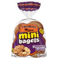 THOMAS' Cinnamon Raisin Mini Bagels, 10 Each
