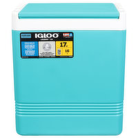 Igloo Cooler, Teal, Legend 24, 17 Quarts, 1 Each