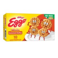 Eggo Frozen Mini Waffles, Homestyle with Maple Flavor, 10.9 Ounce