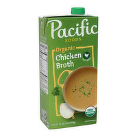 Pacific Foods Organic Free Range Chicken Broth, 32 Fluid ounce