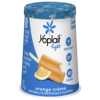 Yoplait Light Yogurt, Fat Free, Orange Creme, 6 Ounce