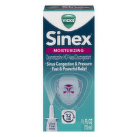 Vicks Vicks Sinex Moisturizing Sinus Congestion & Pression Relief Spray, 0.5 Fluid ounce