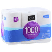Essential Everyday Bathroom Tissue, One-Ply, 12 Each