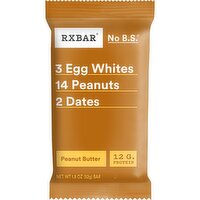 Rxbar Protein Bars, Peanut Butter, 1.8 Ounce