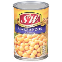 S&W Garbanzos, Chick Peas, 15.5 Ounce