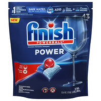 Finish Powerball Dishwasher Detergent, Automatic, Power, Tabs, 43 Each