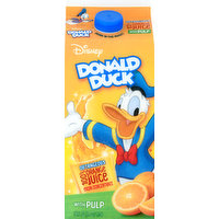 Disney 100% Juice, Orange, with Pulp, Donald Duck, 59 Ounce
