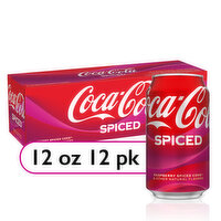 Coca-Cola Spiced Coca- Cola Raspberry Spiced Fridge Pack Cans, 12 fl oz, 12 Ct, 12 Each