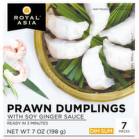 Royal Asia Prawn Dumplings with Soy Ginger Sauce, 7 Ounce