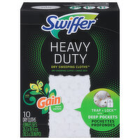 Swiffer Dry Sweeping Cloths, Heavy Duty, 10 Each