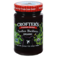 Crofter's Premium Spread, Organic, Seedless Blackberry, 16.5 Ounce