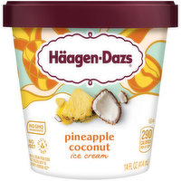 Haagen Dazs Pineapple Coconut Ice Cream, 14 Fluid ounce