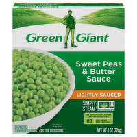 Green Giant Sweet Peas & Butter Sauce, Lightly Sauced, 8 Ounce