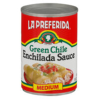 La Preferida Enchilada Sauce, Medium, Green Chili, 10 Ounce