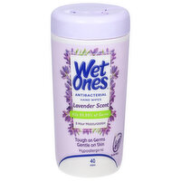 Wet Ones Hand Wipes, Lavender Scent, Antibacterial, 40 Each