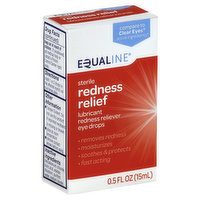 Equaline Eye Drops, Lubricant, Redness Relief, 0.5 Ounce