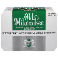 Old Milwaukee Beer, Non-Alcoholic, 12 Each