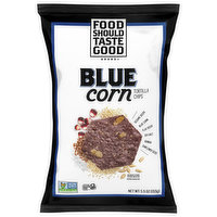Food Should Taste Good Tortilla Chips, Blue Corn, 5.5 Ounce