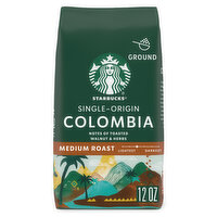 Starbucks Ground Coffee, Colombia, Medium Roast, 12 Ounce