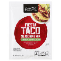 Essential Everyday Seasoning Mix, Reduced Sodium, Fiesta Taco, 1.25 Ounce