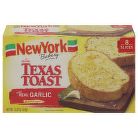 New York Bakery Texas Toast, with Real Garlic, 8 Each