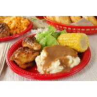 Cub Grilled Dark Meat Chicken Meal Hot, 4 Each