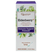 Quantum Health Elderberry+, Immune Support Formula, Syrup, 4 Fluid ounce