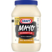 Kraft Mayo, Rich & Creamy, Homestyle, 30 Ounce