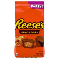 Reese's Miniature Cups, Milk Chocolate & Peanut Butter, Party Pack, 35.6 Ounce