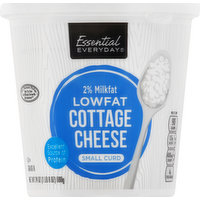 Essential Everyday Cottage Cheese, Small Curd, 2% Milkfat Low Fat, 24 Ounce