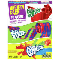 Fruit Roll-Ups Fruit Flavored Snacks, Fruit Fusion Assorted Flavors, Variety Pack, 16 Each