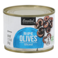Essential Everyday Olives, Ripe, Sliced