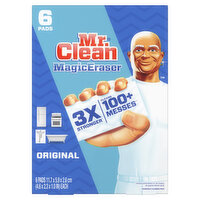 Mr. Clean Magic Eraser Mr. Clean Original Magic Eraser Scrubber, Cleaning Pad, 6 count