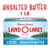 Land O Lakes Unsalted Butter Sticks, 1 Pound