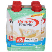 Premier Protein High Protein Shake, Cake Batter Delight, 4 Pack, 4 Each