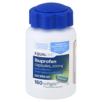 Equaline Ibuprofen, 200 mg, Capsules, 160 Each