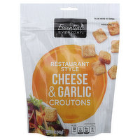 Essential Everyday Croutons, Cheese & Garlic, Restaurant Style, 5 Ounce