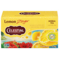 Celestial Seasonings Herbal Tea, Caffeine Free, Lemon Zinger, 1.7 Ounce