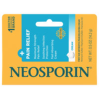 Neosporin Pain Relief, Maximum Strength, Cream, 0.5 Ounce