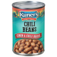 Kuner's Southwest Chili Beans, Cumin & Chili Sauce, 15 Ounce