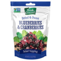 Fresh Gourmet Salad Topping, Blueberries & Cranberries, Dried & Sweet, 3.5 Ounce