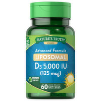 Nature's Truth Liposomal D3, Advanced Formula, Quick Release Softgels, 60 Each