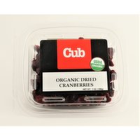 Bulk Organic Dried Cranberries, 7 Ounce