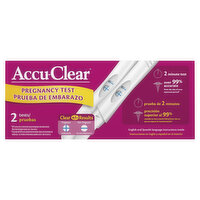 AccuClear Pregnancy Test, 2 Count, 2 Each