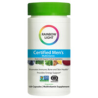 Rainbow Light Multivitamin, Certified Men's, Capsules, 120 Each