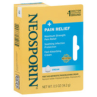 Neosporin Pain Relief Cream, Maximum Strength, No Sting, 0.5 Ounce