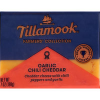 Tillamook Cheese, Garlic Chili Cheddar, 7 Ounce