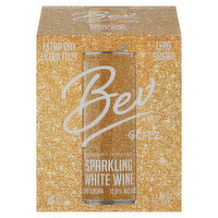 Bev White Wine, Sparkling, Glitz, 4 Each